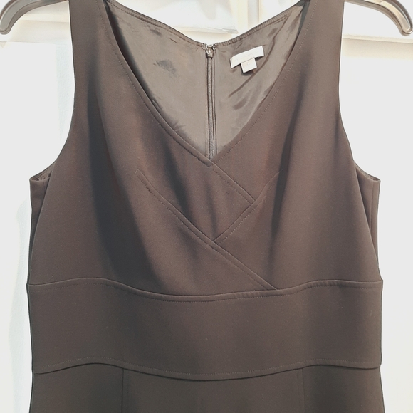 LBD Ann Taylor Elegant Black Sleeveless Dress by Ann Taylor Sz 6 - Picture 6 of 11